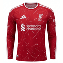 Camiseta Liverpool I 26/27 Manga Larga Versión Jugador - TIENDA HINCHA FUTBOLERO