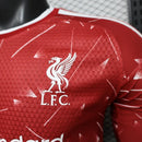 Camiseta Liverpool I 26/27 Manga Larga Versión Jugador - TIENDA HINCHA FUTBOLERO