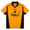 Camiseta Liverpool Segunda Equipación 2000/01 Hombre Retro Naranja Oficial Reebok - Liverpool, Liverpool FC, The Reds, Anfield, Premier League, English Football, Reebok, Michael Owen, Steven Gerrard, Robbie Fowler, 2000, 2001, Retro, Vintage, Camiseta Clásica, Segunda Equipación, Away Kit, Naranja, Orange, Azul Marino, Navy Blue, Carlsberg, Hombre, Men, Camiseta de Hombre, Tienda Hincha Futbolero, Fútbol Inglés