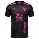 Camiseta Málaga CF Tercera Equipación 26/27 Hombre - Málaga CF, Málaga, La Rosaleda, Malaguistas, Tercera Equipación, Third Kit, Negra y Rosa, Black and Pink, Hombre, Men, Camiseta de Hombre, Málaga 26/27, Tienda Hincha Futbolero, Fútbol Español, La Liga, camiseta oficial