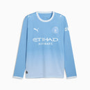 Manchester City, Man City, Etihad Stadium, Sky Blues, Primera Equipación, Manga Larga, Camiseta Celeste, Manchester City 26/27, Tienda Hincha Futbolero, Fútbol, Premier League, Coleccionismo, Ropa Exclusiva