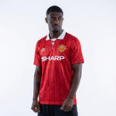 Manchester United 1993 retro, Camiseta United vintage, Jersey Man Utd 93/94, Camiseta Cantona United, Manchester United shirt 1994, Ropa fútbol vintage 90s, Camiseta retro barata, Calidad 1.1 retro, Regalo fútbol hombre, Tienda Hincha Futbolero.