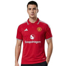 Camiseta hombre Manchester United roja primera equipación cuello polo temporada 2026 2027 calidad 1.1 oficial, Manchester United 2026, Camiseta Man Utd Polo, United Home Kit 26/27, Ropa barata Manchester United, Calidad 1.1 Red Devils, Tienda Hincha Futbolero, Old Trafford, Bloke Core United, Camisetas de futbol con cuello 2026, Garnacho United 2026.