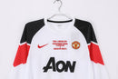 Camiseta retro hombre Manchester United temporada 2010 2011 segunda equipación blanca manga larga calidad 1.1 premium oficial red devils. Manchester United 2010, Camiseta Manchester United manga larga, Camiseta Rooney 2011, Ropa Manchester United barata, Camisetas retro Premier League, Calidad 1.1 Man Utd, Tienda Hincha Futbolero, Manchester United White Retro Jersey.