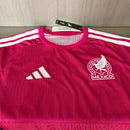 Camiseta hombre portero selección México temporada 2026 2027 color rosa versión jugador calidad 1.1 premium pro fit mundial 2026.