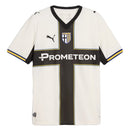 Parma Calcio, Parma, Gialloblù, Ennio Tardini, Serie A, Primera Equipación, Home Kit, Camiseta Blanca, Parma Hombre, Parma 26/27, Tienda Hincha Futbolero, Fútbol Italiano, Coleccionismo, Ropa Deportiva oficial
