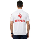Camiseta Polo Ferrari Scuderia F1 2025 Blanca - TIENDA HINCHA FUTBOLERO
