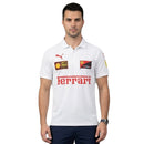Camiseta Polo Ferrari Scuderia F1 2025 Blanca - TIENDA HINCHA FUTBOLERO