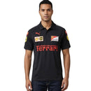 Camiseta Polo Ferrari Scuderia F1 2025 Negra - TIENDA HINCHA FUTBOLERO