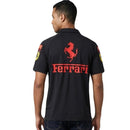 Camiseta Polo Ferrari Scuderia F1 2025 Negra - TIENDA HINCHA FUTBOLERO