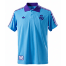 Camiseta polo hombre Real Madrid temporada 2026 2027 oficial azul real fútbol técnica transpirable estilo casual galáctico entrenamiento.