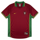 Camiseta Portugal Primera Equipación 1998/99 Hombre Retro Oficial Roja - Portugal, Seleção, Seleção das Quinas, Portuguese Football, Euro, Nike, Figo, Luis Figo, Rui Costa, João Pinto, 1998, 1999, Retro, Vintage, Camiseta Clásica, Primera Equipación, Home Kit, Roja, Red, Verde, Green, Hombre, Men, Camiseta de Hombre, Tienda Hincha Futbolero, Fútbol Internacional
