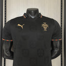 Camiseta hombre Portugal edición especial Pantera Negra temporada 2025 2026 color negro versión jugador fútbol técnica transpirable exclusiva.