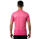 Camiseta hombre pre-juego Selección Portugal temporada 2026 2027 oficial versión jugador rosa técnica transpirable FPF mundial.
