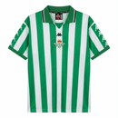 Camiseta Real Betis Primera Equipación 1999/00 Hombre Retro Oficial blanquiverde - Real Betis, Betis, Real Betis Balompié, Verdiblancos, Benito Villamarín, Liga Española, La Liga, Spanish Football, Kappa, Alfonso, Alfonso Pérez, Denilson, 1999, 2000, Retro, Vintage, Camiseta Clásica, Primera Equipación, Home Kit, Verdiblanca, Rayas, Green and White, Marbella, Hombre, Men, Camiseta de Hombre, Tienda Hincha Futbolero, Fútbol Español