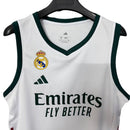 Camiseta Real Madrid Baloncesto I 26/27 Hombre blanca oficial - TIENDA HINCHA FUTBOLERO