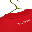 Camiseta hombre Real Madrid temporada 2011 2012 tercera equipación roja manga larga con parches oficiales de liga retro calidad 1.1 premium Cristiano Ronaldo Tienda Hincha Futbolero. Real Madrid 2011, Real Madrid 2012, Camiseta Madrid roja, Camiseta Madrid con parches, Real Madrid manga larga retro, Calidad 1.1 Madrid, Cristiano Ronaldo roja manga larga, Tienda Hincha Futbolero, Real Madrid Retro Jersey 11/12 patches.