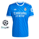 Camiseta hombre Real Madrid tercera equipación temporada 2025 2026 con parche oficial Champions League 15 copas escudo bordado calidad 1.1 oficial, Real Madrid 2025, Camiseta Real Madrid Champions, Parche 15 Champions, Real Madrid Tercera Equipación, Camiseta barata Real Madrid, Calidad 1.1 Real Madrid, Madrid III 25/26, Tienda Hincha Futbolero, Bloke Core Madrid.