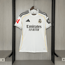 Camiseta Real Madrid Primera Equipación 25/26 Hombre + Parche La Liga - TIENDA HINCHA FUTBOLERO