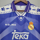 Camiseta Real Madrid Segunda Equipación 1996/97 Hombre Retro - TIENDA HINCHA FUTBOLERO