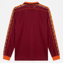 Camiseta AS Roma I Manga Larga 1998/99 Hombre Retro - AS Roma, Roma, Giallorossi, Stadio Olimpico, Serie A, Calcio, Diadora, INA Assitalia, Francesco Totti, Totti, Aldair, Marco Delvecchio, Damiano Tommasi, Manga Larga, Long Sleeve, 1998, 1999, Retro, Vintage, Camiseta Clásica, Primera Equipación, Home Kit, Roja, Red, Amarillo, Hombre, Men, Camiseta de Hombre, Tienda Hincha Futbolero, Fútbol Italiano