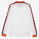 Camiseta AS Roma II Manga Larga 1998/99 Hombre Retro Oficial Blanca- AS Roma, Roma, Giallorossi, Stadio Olimpico, Serie A, Calcio, Diadora, INA Assitalia, Francesco Totti, Totti, Aldair, Marco Delvecchio, Damiano Tommasi, Manga Larga, Long Sleeve, 1998, 1999, Retro, Vintage, Camiseta Clásica, Segunda Equipación, Away Kit, Blanca, White, Hombre, Men, Camiseta de Hombre, Tienda Hincha Futbolero, Fútbol Italiano