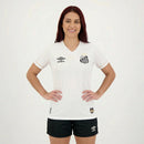 Camiseta Santos Primera Equipación 26/27 Mujer - Santos, Santos FC, Peixe, Vila Belmiro, Mujer, Women, Camiseta de Mujer, Primera Equipación, Home Kit, Blanco, White, Santos 26/27, Tienda Hincha Futbolero, Fútbol Brasileño, camisa feminina santos titular oficial