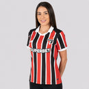Camiseta Sao Paulo Segunda Equipación 26/27 Mujer - São Paulo, São Paulo FC, Tricolor Paulista, Soberano, MorumBIS, Mujer, Women, Camiseta de Mujer, Segunda Equipación, Away Kit, São Paulo 26/27, Tienda Hincha Futbolero, Fútbol Brasileño, camisa feminina reserva sao paulo oficial