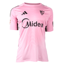 Camiseta hombre portero Sevilla FC temporada 2025 2026 oficial arquero rosa técnica transpirable La Liga estilo Nervión.