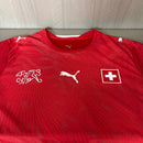 Camiseta hombre selección Suiza primera equipación temporada 2026 2027 versión jugador calidad 1.1 rojo premium pro fit.