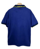 Camiseta hombre Valencia CF temporada 1995 1996 segunda equipación azul marino detalles naranja retro calidad 1.1 premium Tienda Hincha Futbolero. Valencia 1995, Valencia 1996, Camiseta Valencia retro, Ropa Valencia CF clásica, Camiseta Valencia azul marino, Calidad 1.1 Valencia, Mijatovic 1996, Tienda Hincha Futbolero, Valencia Retro Jersey 95/96.