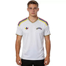 Camiseta hombre Selección Venezuela temporada 2026 2027 oficial segunda equipación blanca fútbol técnica transpirable FVF estilo Vinotinto mundial.