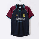 Camiseta retro hombre West Ham United edición especial Iron Maiden temporada 1999 2001 negra calidad 1.1 premium oficial hammers rock. West Ham Iron Maiden, Camiseta West Ham negra retro, Iron Maiden football shirt, Ropa West Ham barata, Camisetas retro Premier League, Calidad 1.1 Retro, Tienda Hincha Futbolero, Steve Harris West Ham Jersey Black.