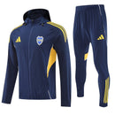 Chándal hombre Boca Juniors temporada 2025 2026 oficial azul marino chaqueta cortaviento y pantalón fútbol técnica transpirable Xeneize Bombonera.