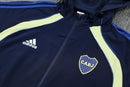 Chándal hombre Boca Juniors temporada 2025 2026 oficial azul marino chaqueta cortaviento y pantalón fútbol técnica transpirable Xeneize Bombonera.