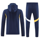 Chándal hombre Boca Juniors temporada 2025 2026 oficial azul marino chaqueta cortaviento y pantalón fútbol técnica transpirable Xeneize Bombonera.