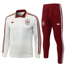 Chándal España 26/27 Chaqueta Blanca y Pantalón Arce Rojo - TIENDA HINCHA FUTBOLERO