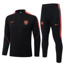 Chándal Holanda 26/27 Sudadera y Pantalón Negro - TIENDA HINCHA FUTBOLERO