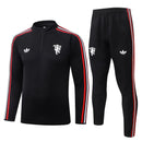 Chándal Manchester United 26/27 Sudadera y Pantalón Negro - TIENDA HINCHA FUTBOLERO