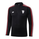 Chándal Manchester United 26/27 Sudadera y Pantalón Negro - TIENDA HINCHA FUTBOLERO
