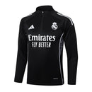 Chándal Real Madrid 25/26 Chaqueta y Pantalón Negro - TIENDA HINCHA FUTBOLERO