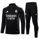 Chándal Real Madrid 25/26 Chaqueta y Pantalón Negro - TIENDA HINCHA FUTBOLERO