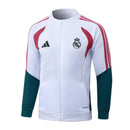 Chándal Real Madrid 26/27 Chaqueta Blanca y Pantalón Verde - TIENDA HINCHA FUTBOLERO