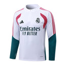 Chándal Real Madrid 26/27 Sudadera Blanca y Pantalón Verde - TIENDA HINCHA FUTBOLERO