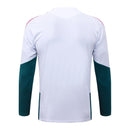 Chándal Real Madrid 26/27 Sudadera Blanca y Pantalón Verde - TIENDA HINCHA FUTBOLERO