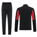Chándal hombre AC Milan temporada 2025 2026 conjunto negro sudadera y pantalón largo calidad 1.1 premium oficial.