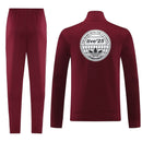 Chándal completo hombre Adidas bordó sudadera con cremallera y pantalón largo deportivo tres rayas calidad 1.1 premium.