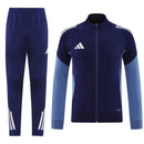 Chándal hombre Adidas azul marino oficial conjunto chaqueta y pantalón largo técnica transpirable navy tres bandas clásico entrenamiento sport pro.