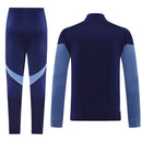 Chándal hombre Adidas azul marino oficial conjunto chaqueta y pantalón largo técnica transpirable navy tres bandas clásico entrenamiento sport pro.