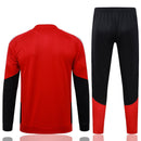 Chándal hombre conjunto Selección Alemania temporada 2026 2027 chaqueta roja y pantalón negro oficial 4 estrellas fútbol técnica transpirable mundial.